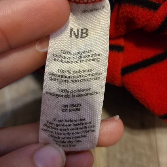 Carter's Child of Mine newborn puppy dog striped footie pajamas - Picture 4 of 5